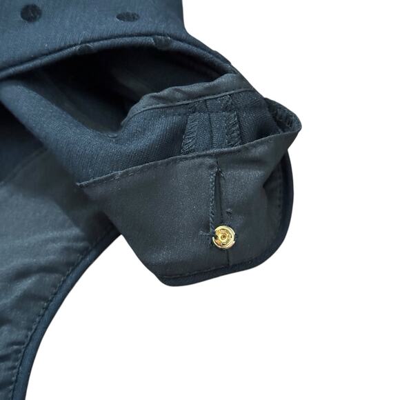 Kate Spade Size 2 Belted Sheath Dress Black Polka Dot Preppy Old Money Mini - Picture 10 of 12